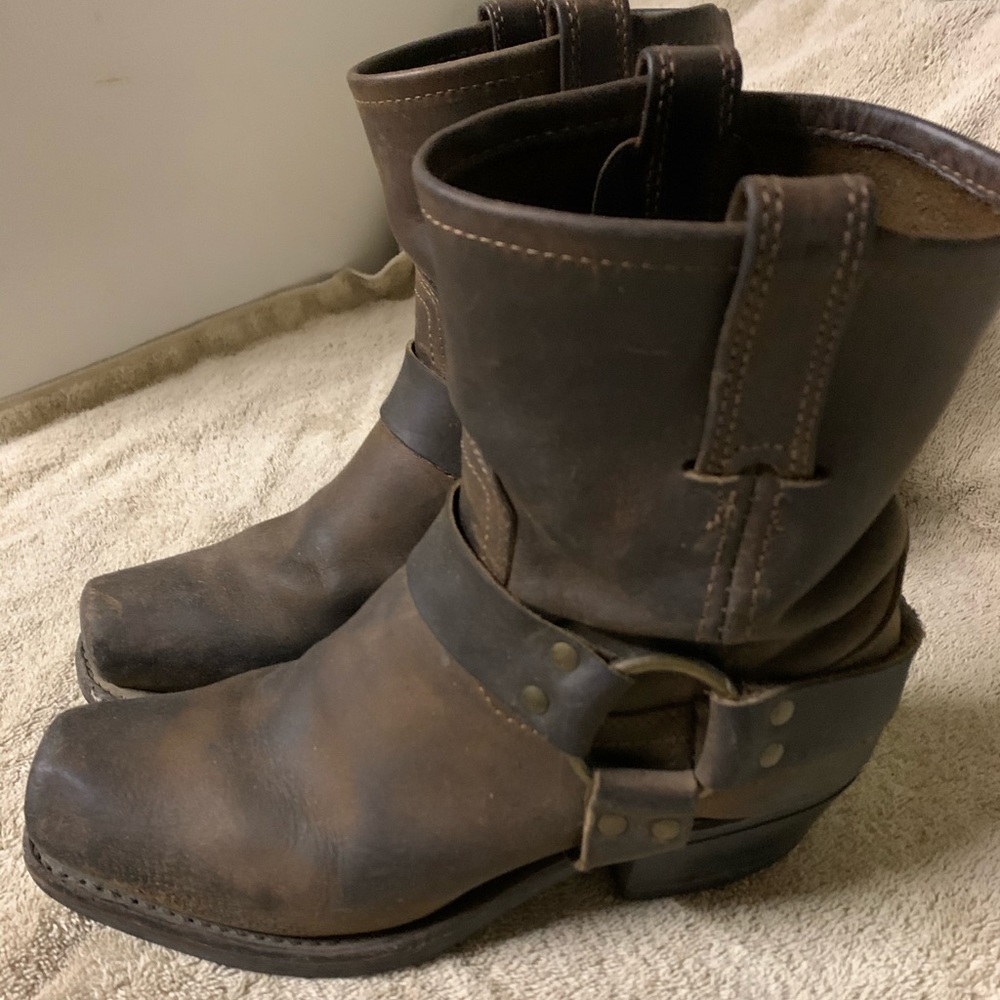Frye Harness Leather Boots